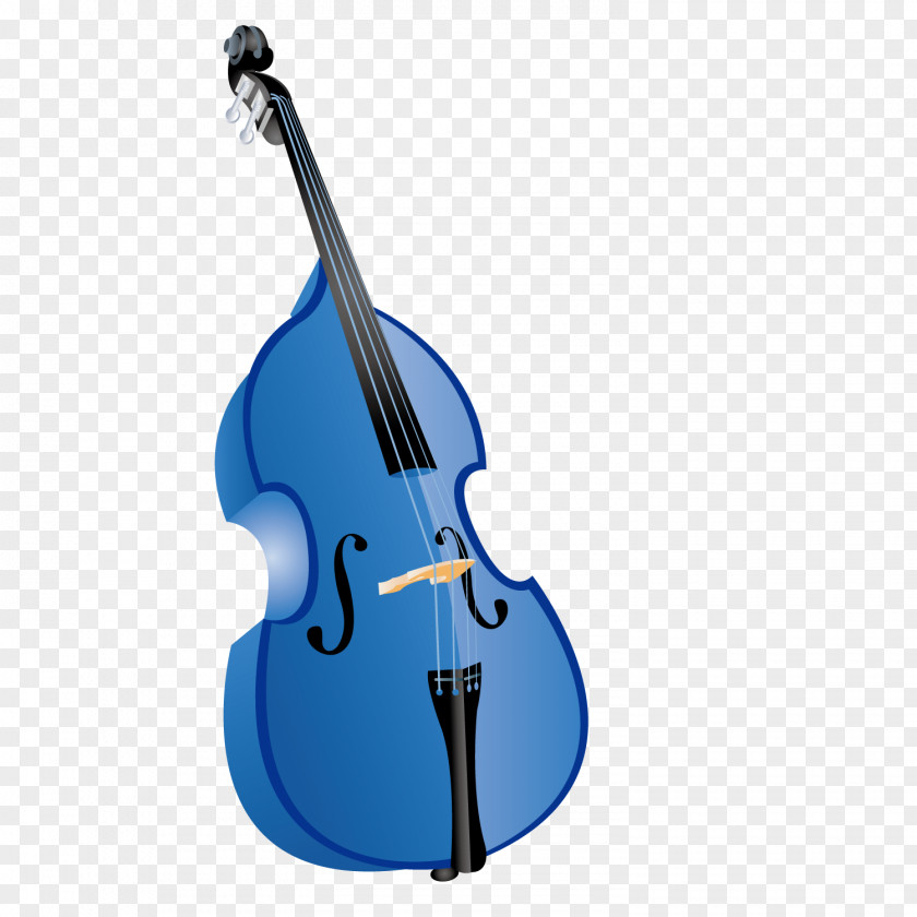 Blue Violin String Instrument Musical PNG