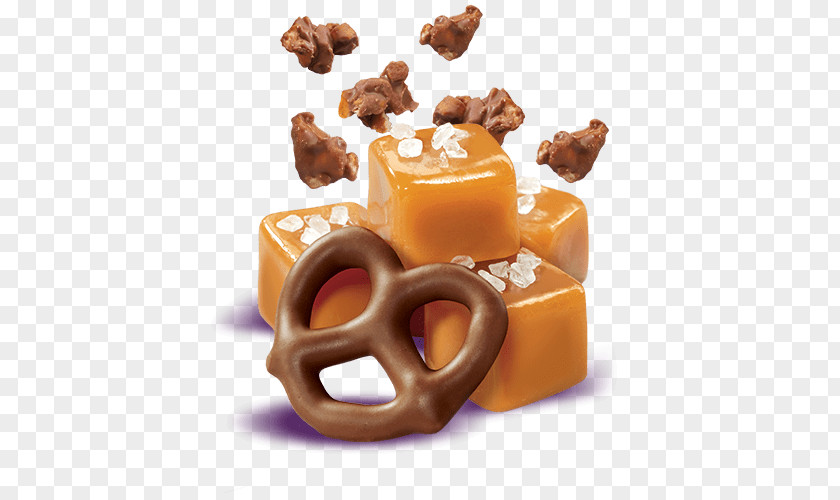 Caramel Fudge Praline Greek Cuisine Pretzel PNG