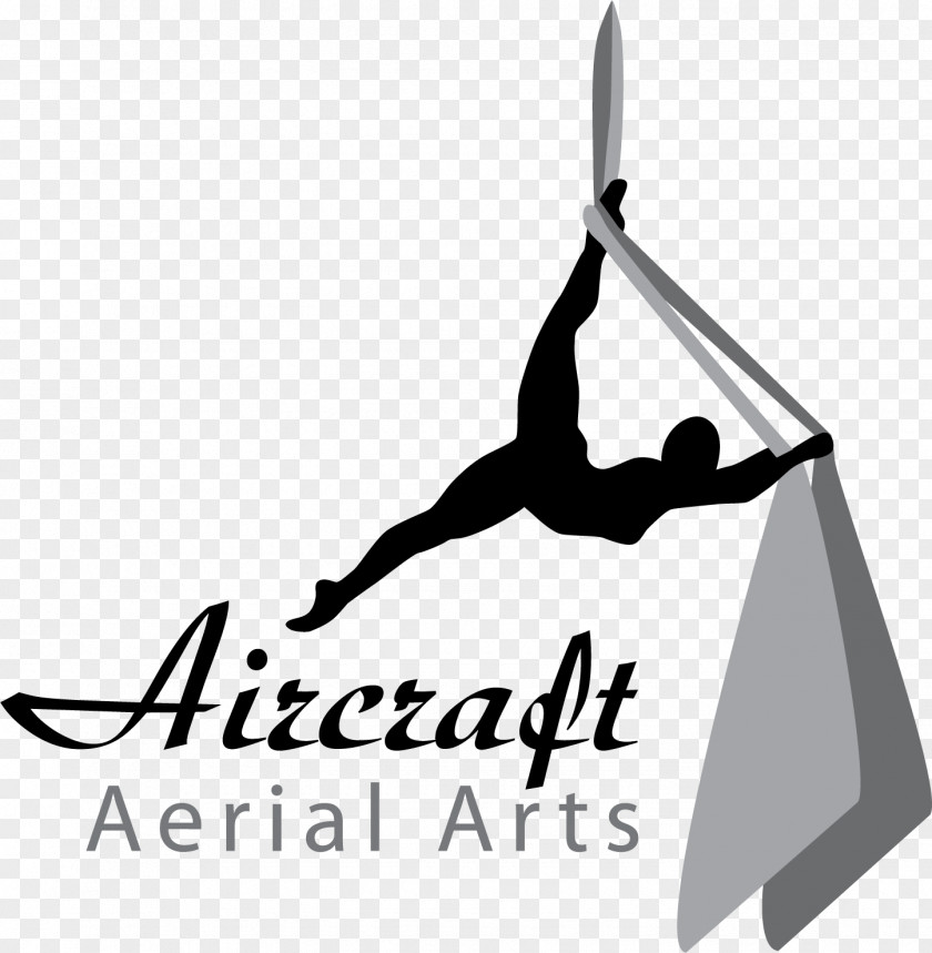Circus AirCraft Aerial Arts Silk Acrobatics Logo PNG