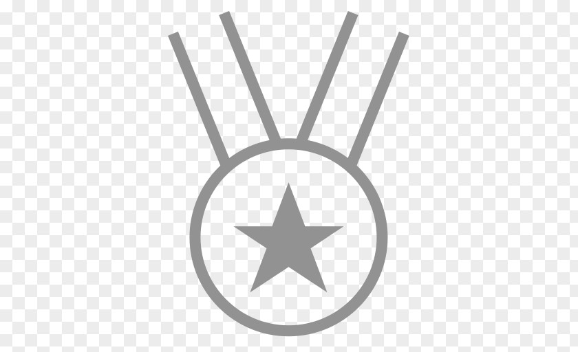 Icon Medal Logo Circle Star PNG