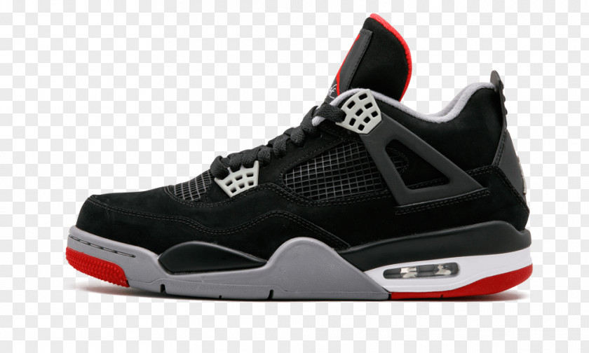 Nike Air Jordan 4 Retro Shoes Black // Cement Grey 308497 089 Mars Blackmon Sports PNG