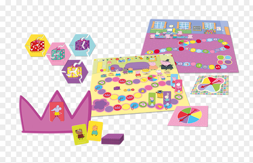 Party Educational Toys Peppa Pig: Time Board Game Trefl PNG