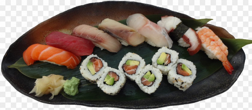 Sushi Japanese Cuisine Sashimi California Roll Gimbap PNG