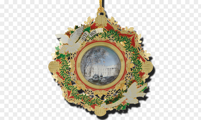 White House Christmas Ornament Decoration PNG