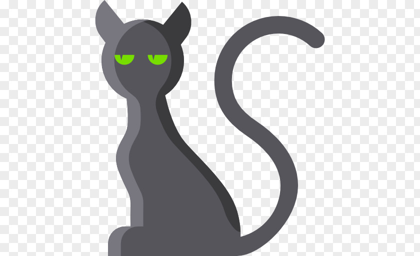 Black Kitten Cat Whiskers PNG