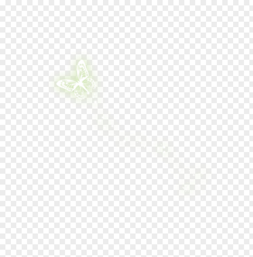 Butterfly Leaf White Pattern PNG
