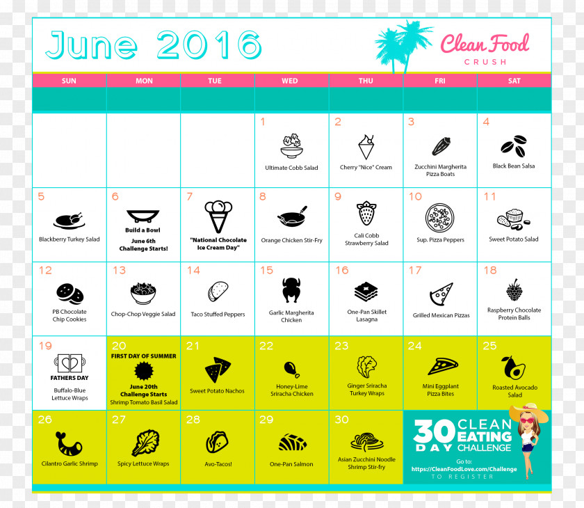 Calendar June Brand Line Font PNG