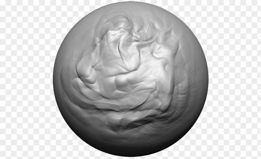 Clay Modeling ZBrush White Black Grey Sphere PNG