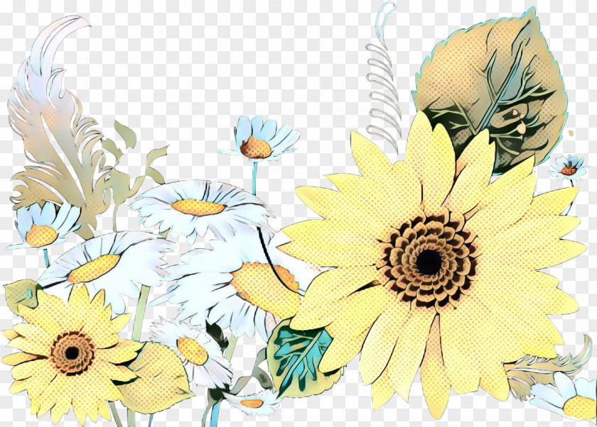 Daisy Wildflower Floral Design PNG