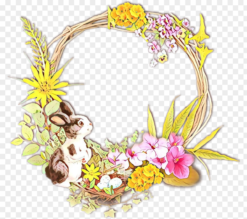 Floral Design Picture Frames Illustration Easter PNG