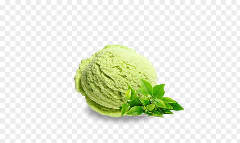 Ice Cream Pistachio Green Tea PNG