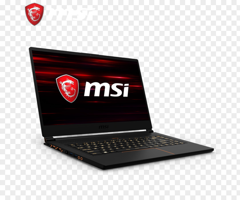 Laptop MSI GS65 Stealth THIN-050 15.6 Inch Intel Core I7-8750H 2.2GHz/ 16GB D GeForce PNG