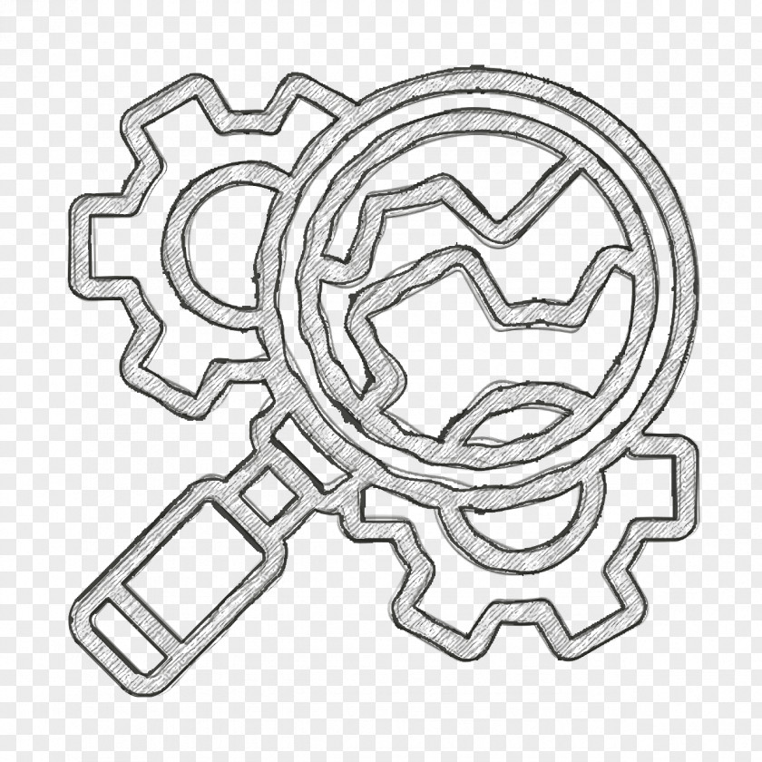 Manufacturing Icon Gear Inspection PNG