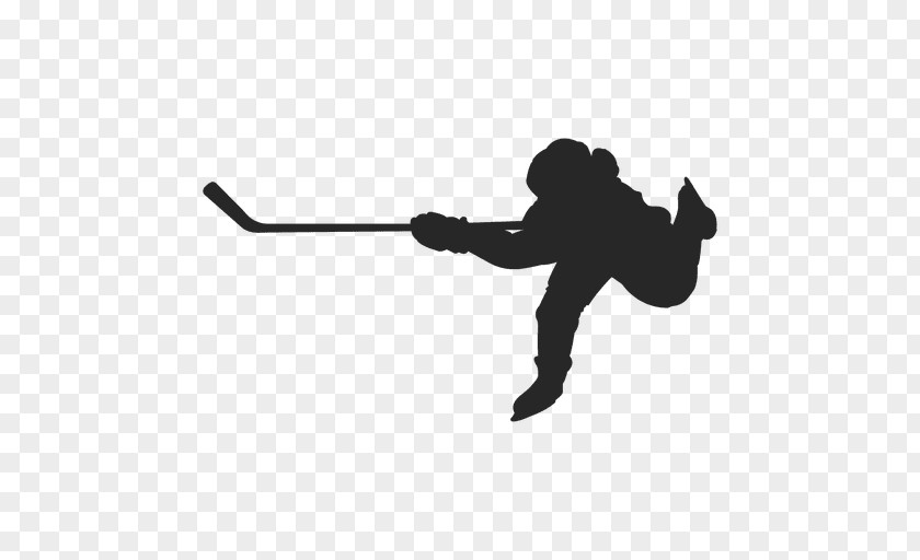 Silhouette Ice Hockey Clip Art Sports PNG