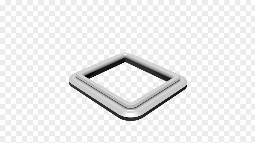 Silver Rectangle Product Design PNG