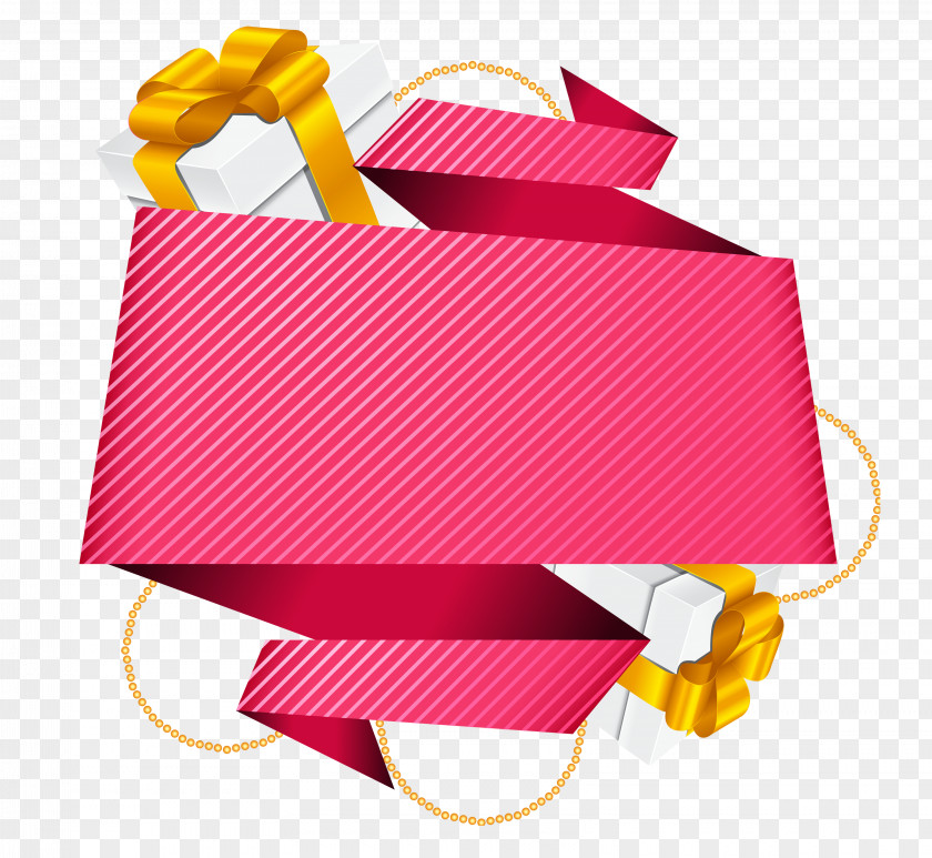 Text Box Ribbon Valentines Day Clip Art PNG