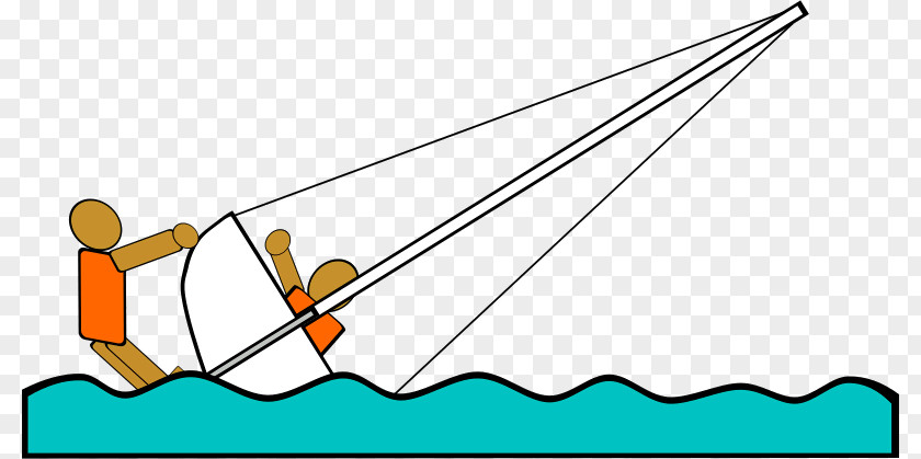 Capsizing Sailboat Sailing Clip Art PNG