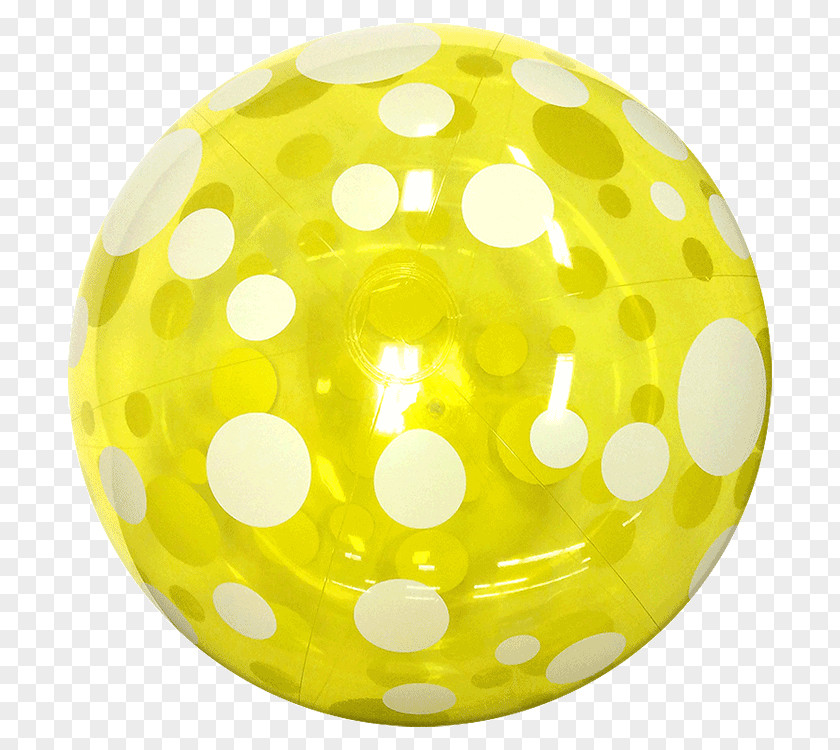 Yellow Dots Sphere Tableware PNG