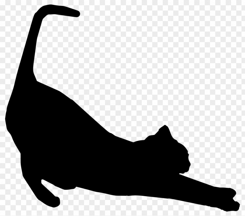 Animal Silhouettes Cat Kitten Silhouette Clip Art PNG