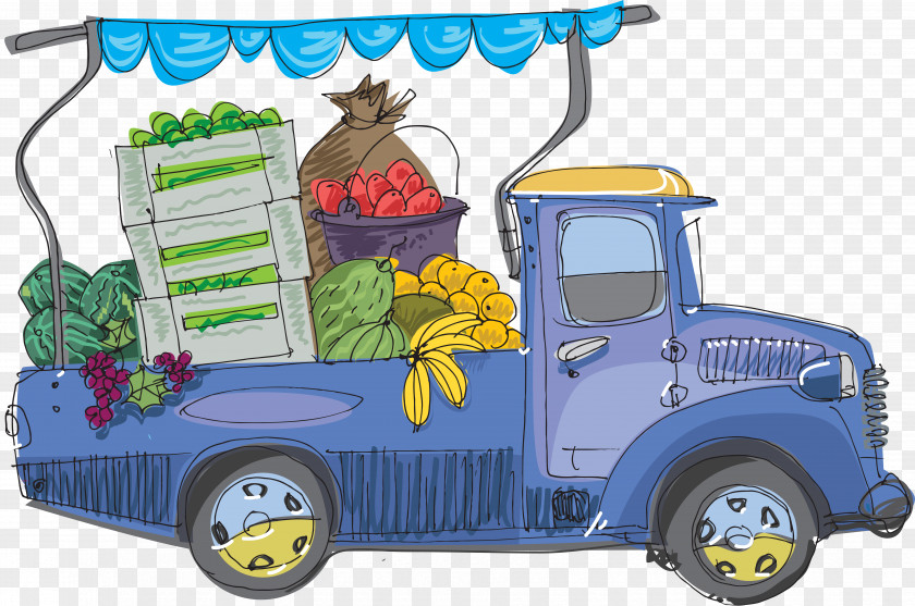 Cartoon Car Truck PNG