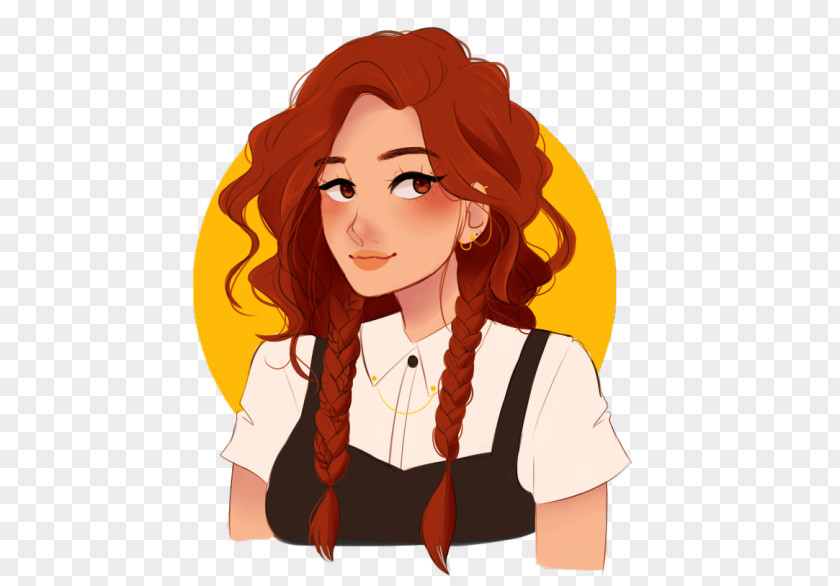 Ginny Weasley Red Hair Nose Brown Black PNG