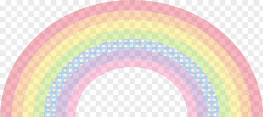 Pink Pastel Rainbow Clip Art PNG