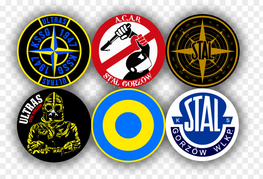 Stal Gorzów Wielkopolski Logo Emblem Sports Badge PNG