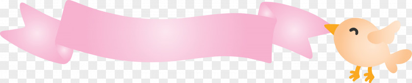 Bird With Ribbon PNG