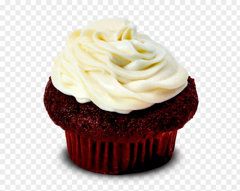 Cupcake Red Velvet Cake Stuffing Bakery Muffin PNG