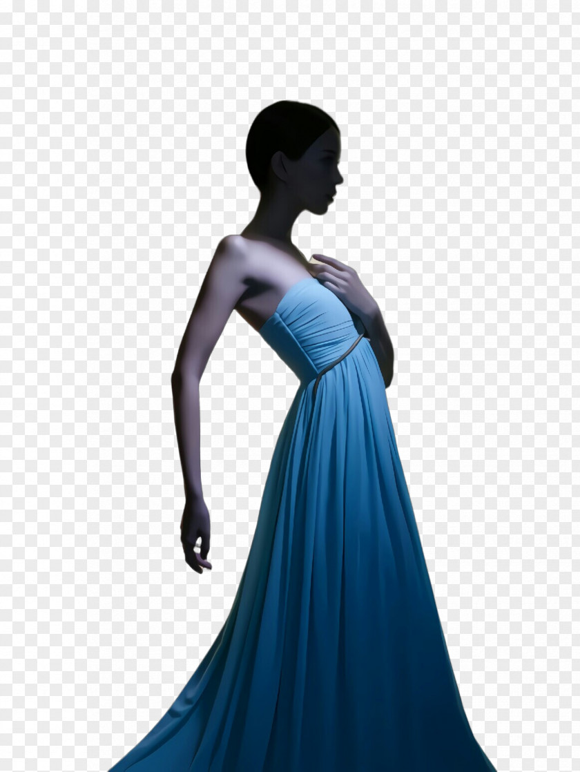 Fashion Teal Blue Dress Gown Clothing Turquoise PNG
