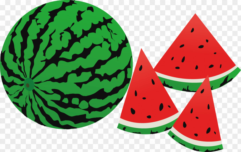 Flat Cartoon Watermelon PNG