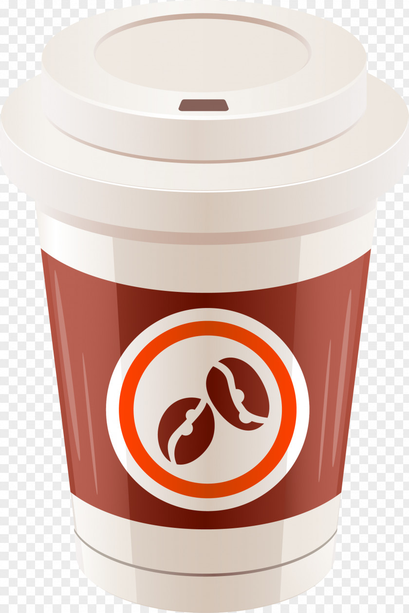Hand Painted White Cup Coffee Clip Art PNG