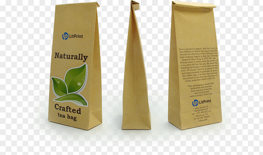 Kraft Paper Bag Packaging And Labeling Manufacturing PNG