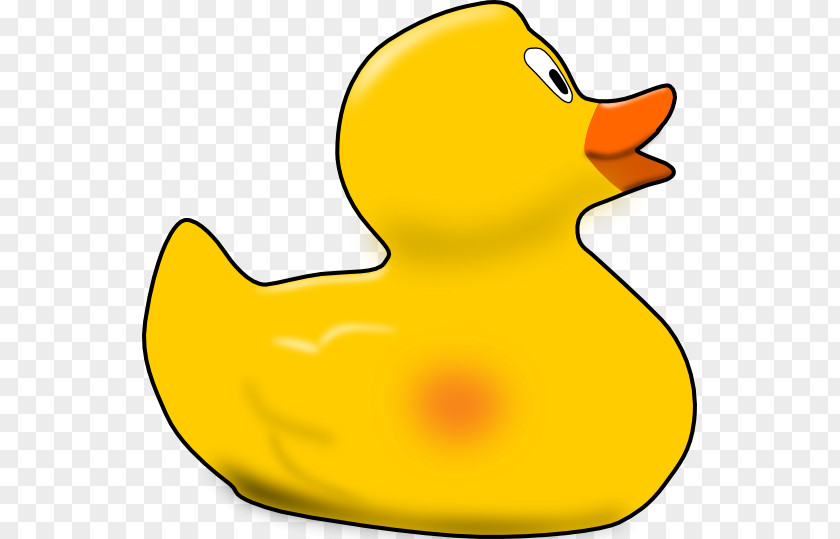 Cartoon Duck Rubber Clip Art PNG