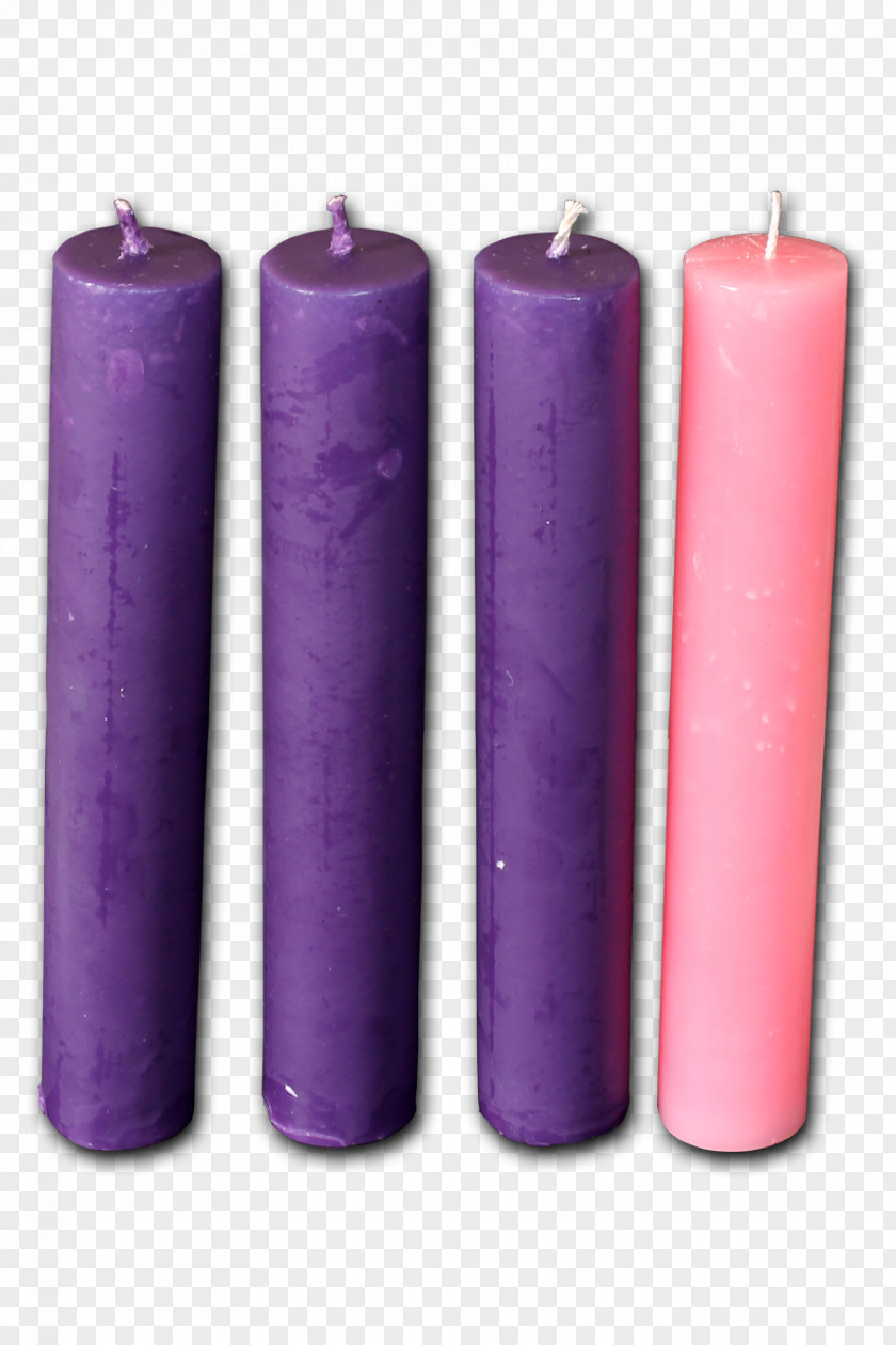 Church Candles Advent Candle Purple Violet PNG