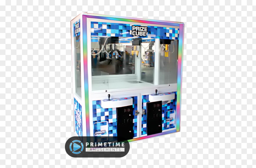 Cube Ent Machine Claw Crane Arcade Game PNG