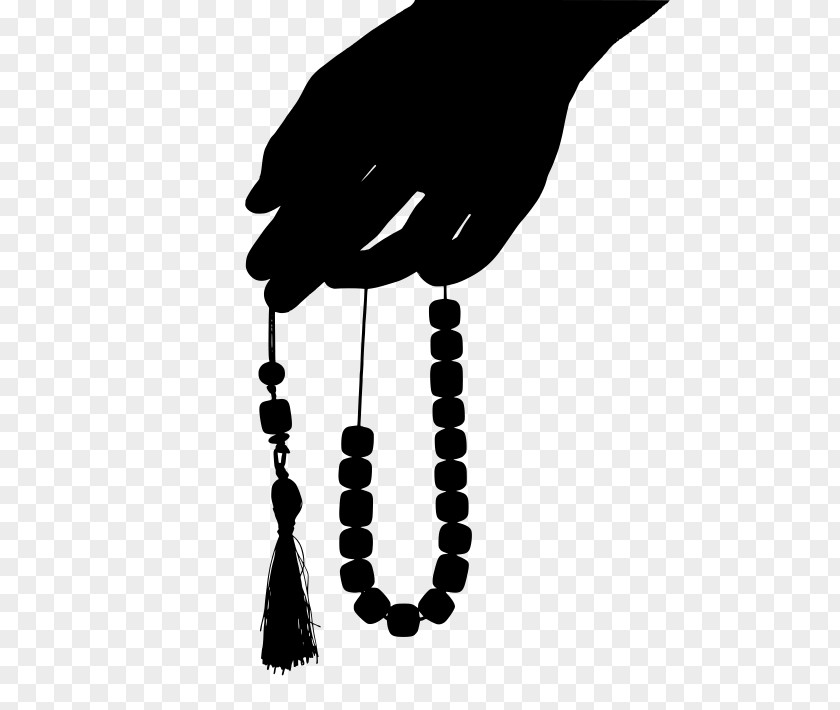 PrayiNg Muslim Worry Beads Prayer Silhouette PNG