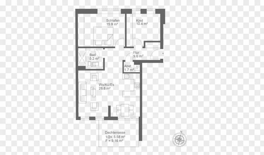 Angle Floor Plan Square PNG