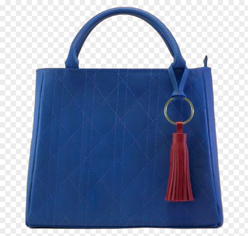 Bag Tote Leather Handbag Cobalt Blue Messenger Bags PNG