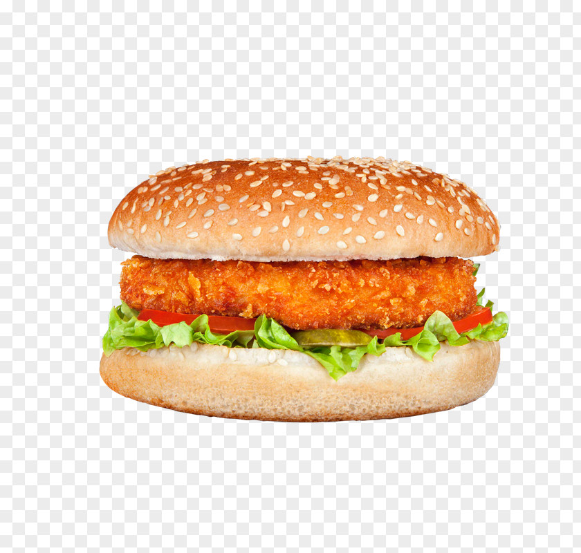 Breakfast Salmon Burger Cheeseburger Patty Fast Food Hamburger PNG