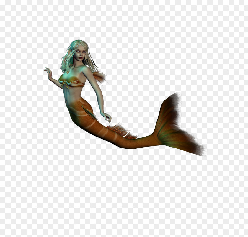 Mermaid Tail Figurine PNG
