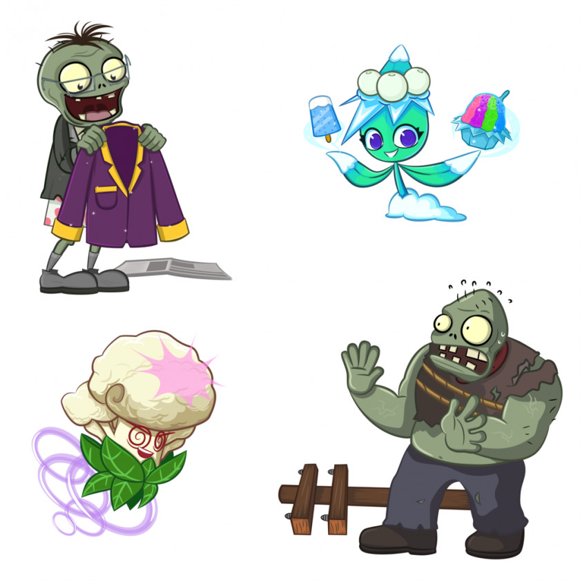 Plants Vs Zombies Vs. 2: It's About Time Zombies: Garden Warfare Heroes Art PNG