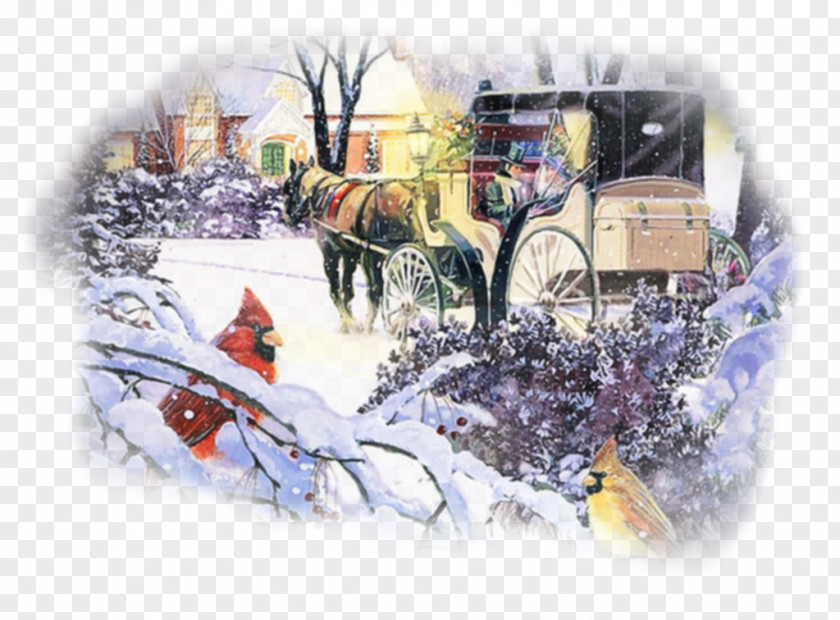 Winter Snow Jigsaw Puzzles Bead Embroidery Cross-stitch PNG