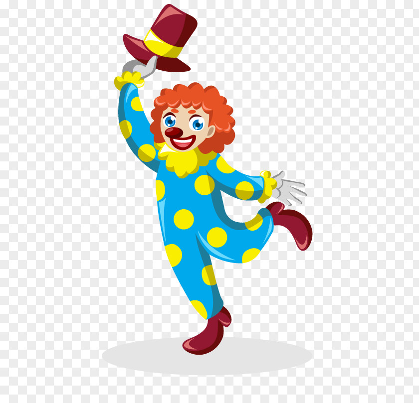 Clown Cartoon Circus Icon PNG