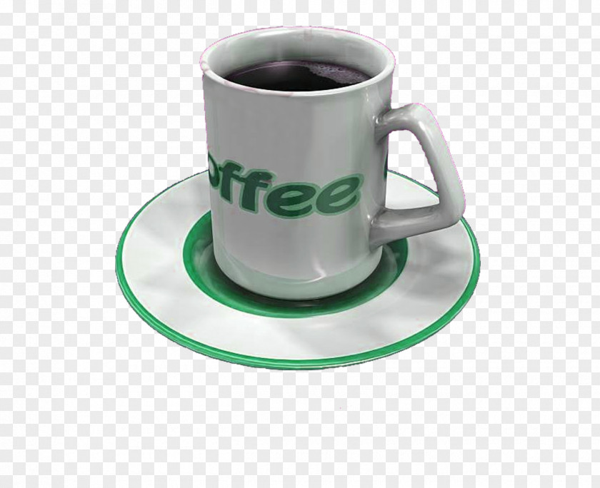 Coffee Cup Espresso 3D Modeling PNG