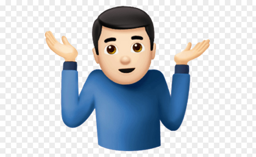 Emoji Shrug Emoticon IPhone PNG