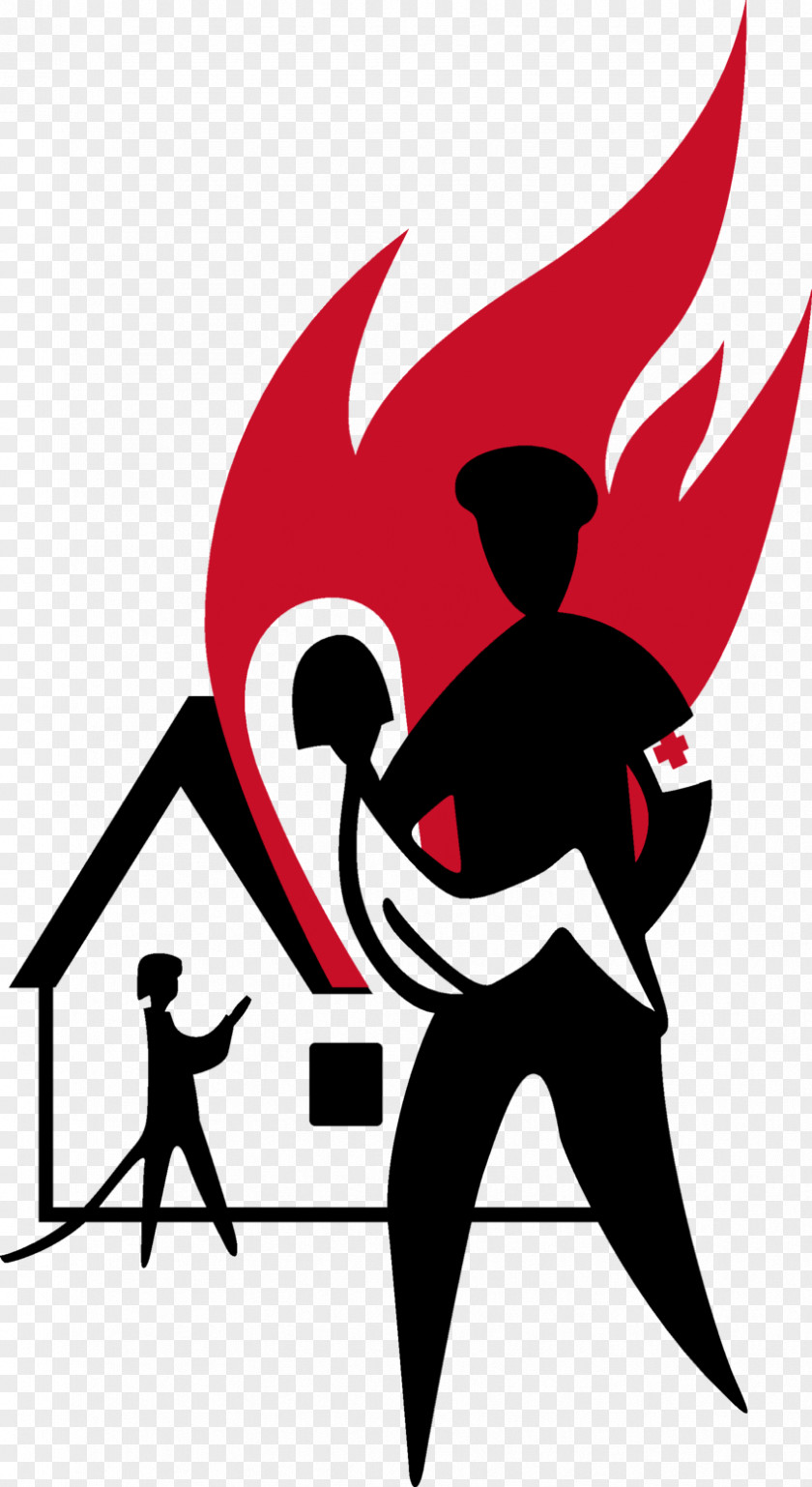 Firefighter Art Silhouette PNG