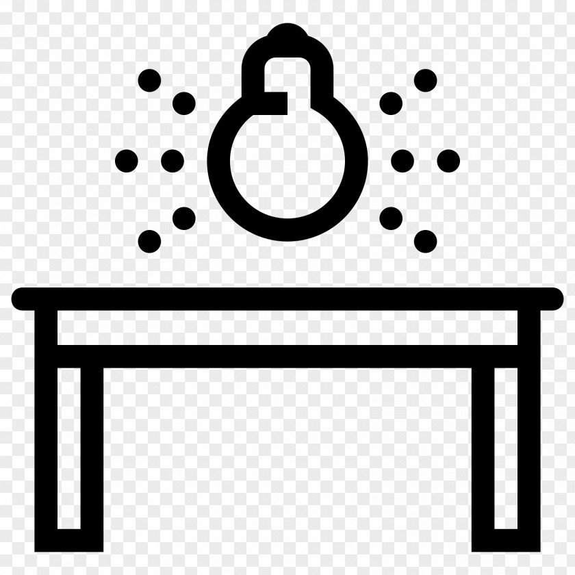 Light Bathroom Table PNG