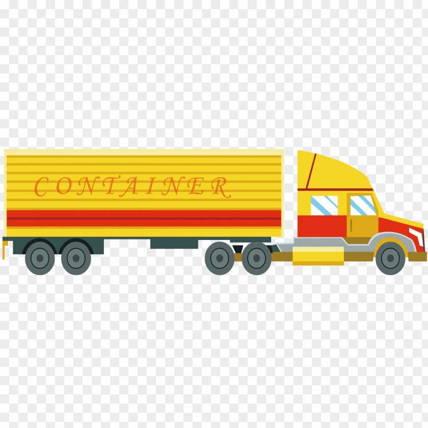 Logistics Truck Cargo Vehicle PNG