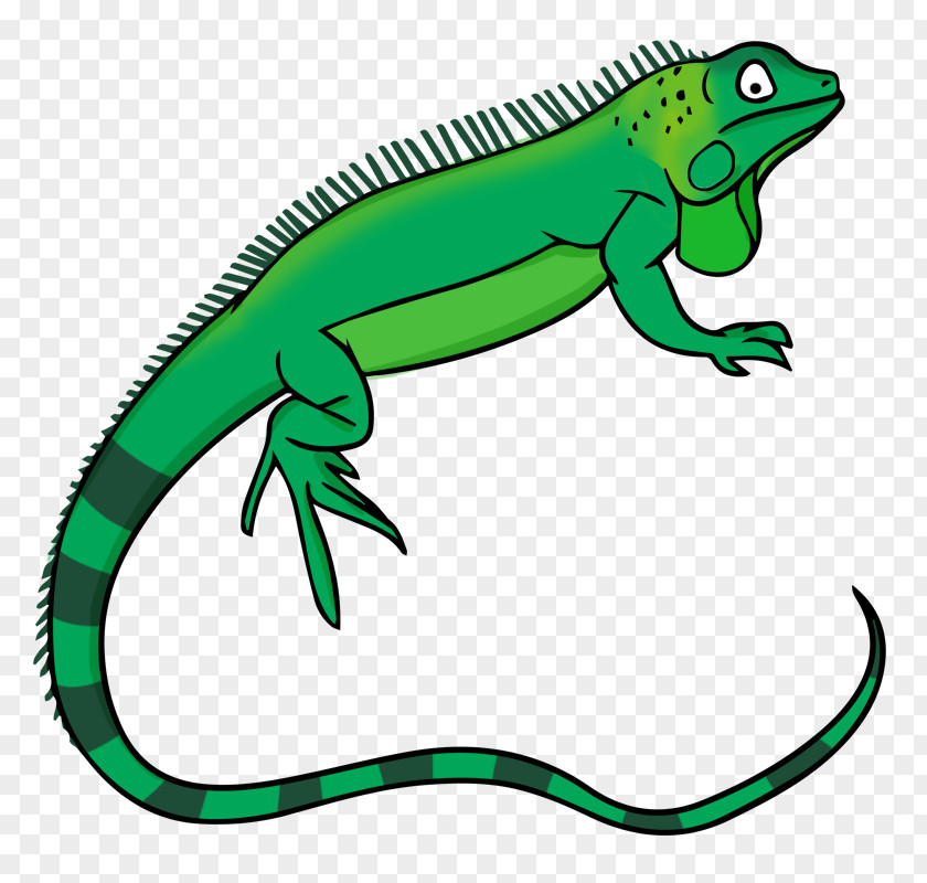 Reptile Cliparts Green Iguana Lizard Free Content Clip Art PNG